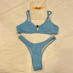 Baby blue bikini